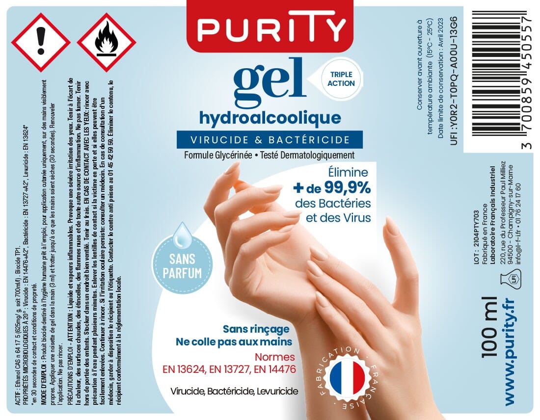 Mini-flacon de 100ml - Gel... 2