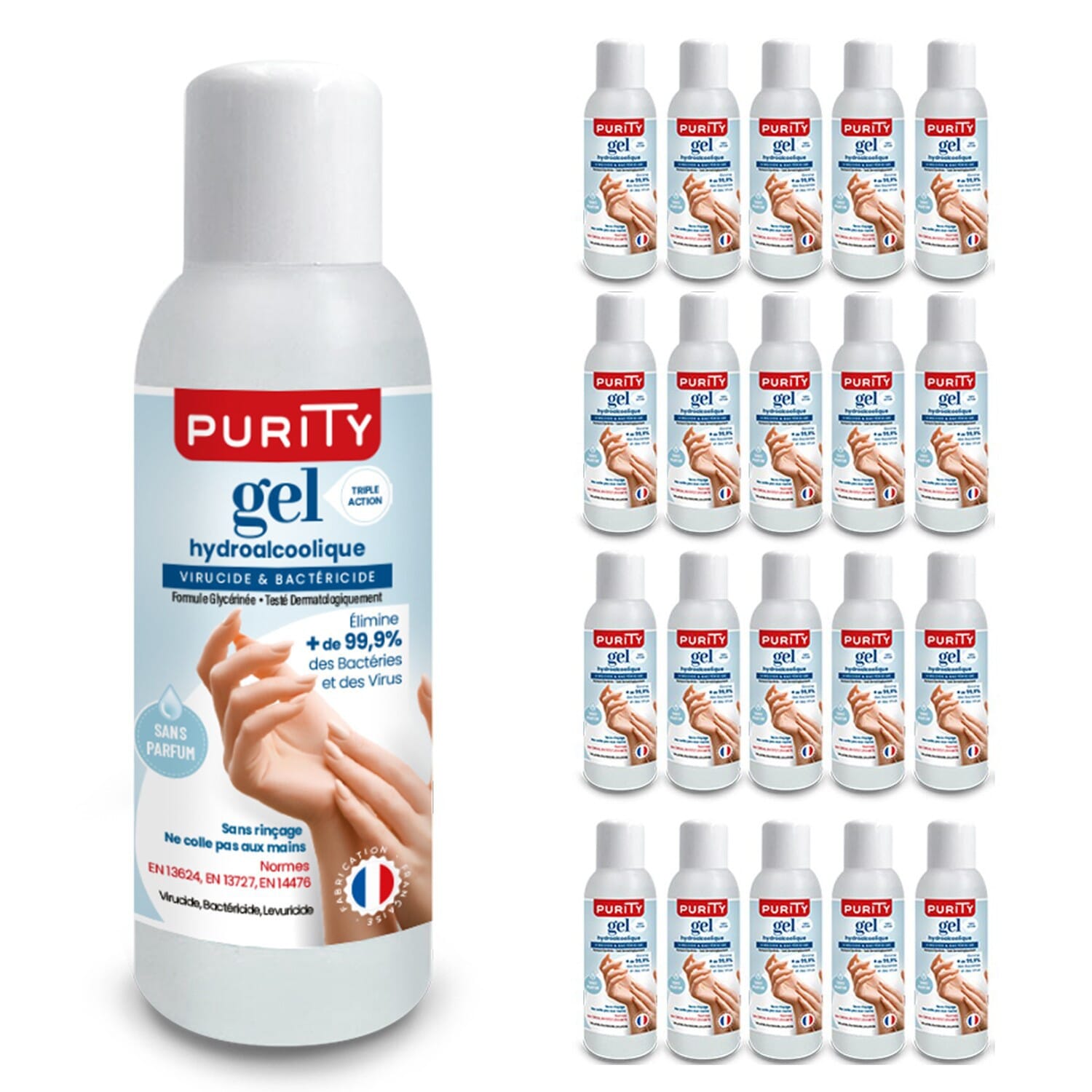 20 Mini-flacons de 100ml -...