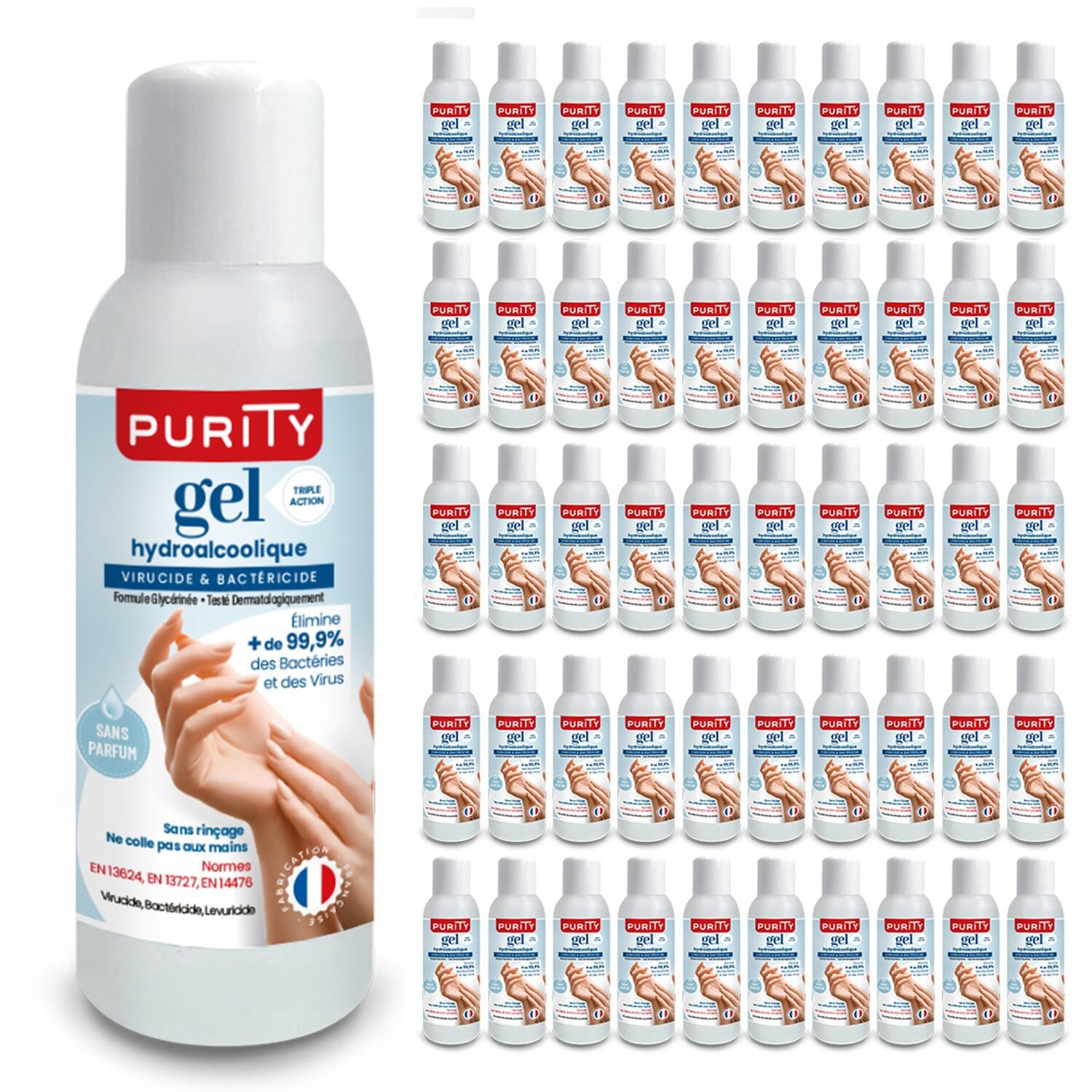 50 Mini-flacons de 100ml -...