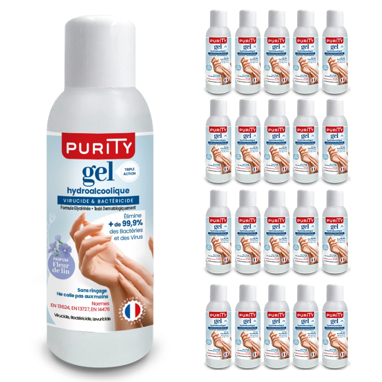 20 Mini-flacons de 100ml -...