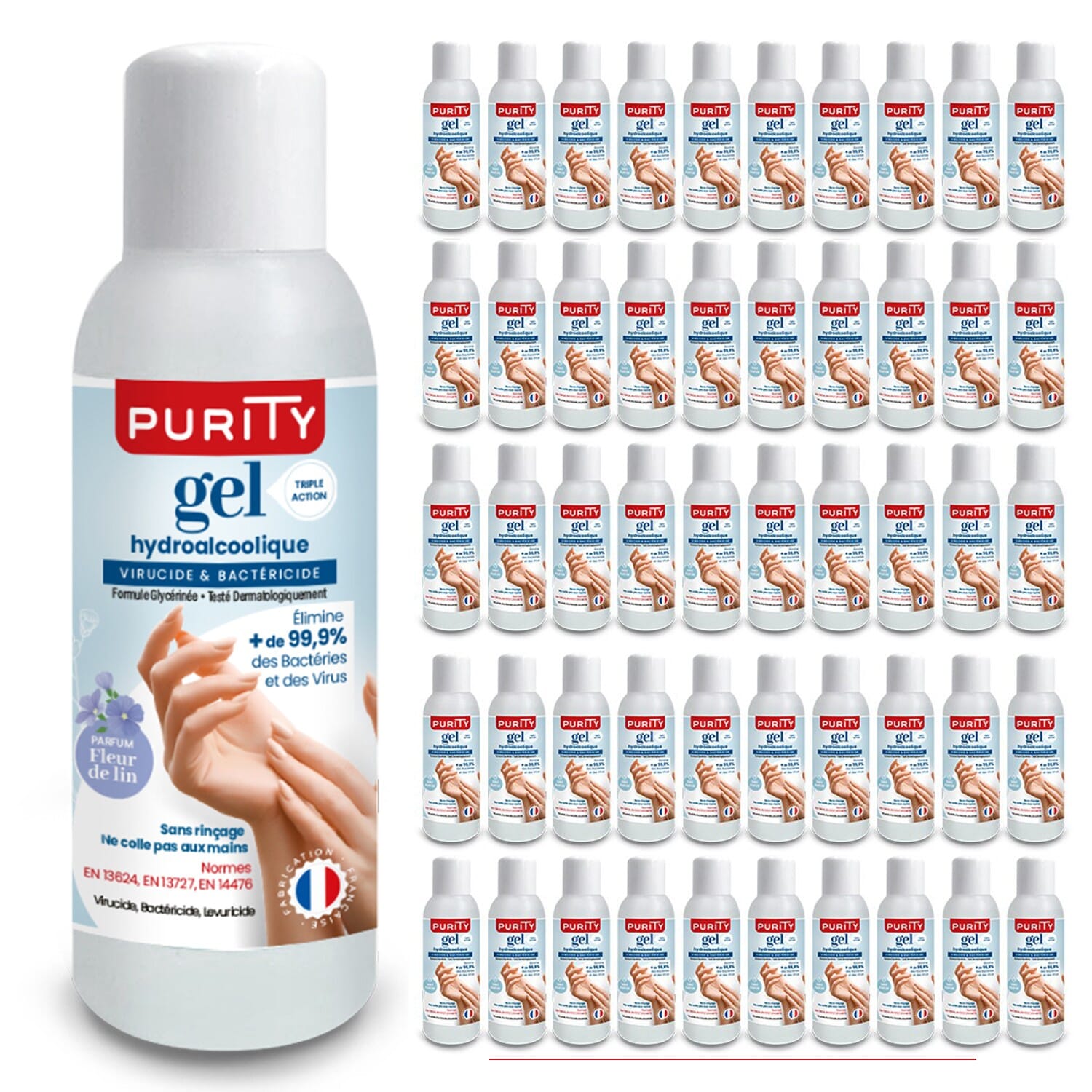 50 Mini-flacons de 100ml -...