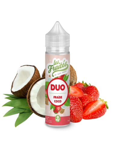 Duo Coco Fraise Les fruités by tasty Touch Duo Coco Fraise Les fruités by tasty Touch